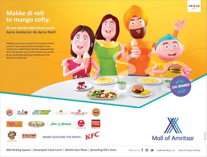 Nexus Malls advertising campaign design